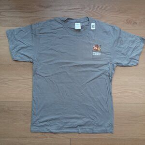 Hakuna Matata Timon & Pumbaa & Simba Pocket Logo - New Medium Slate Grey T-Shirt
